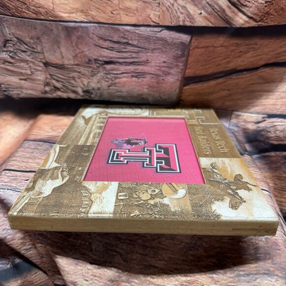 Texas Tech Red Raiders Picture Frame Double T Campus NCAA Photo Decor 4 x 6 - Picture 6 of 6